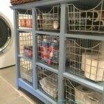 Painting a Laundry Organizer and its Challenges